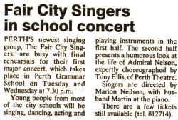 Early news item 